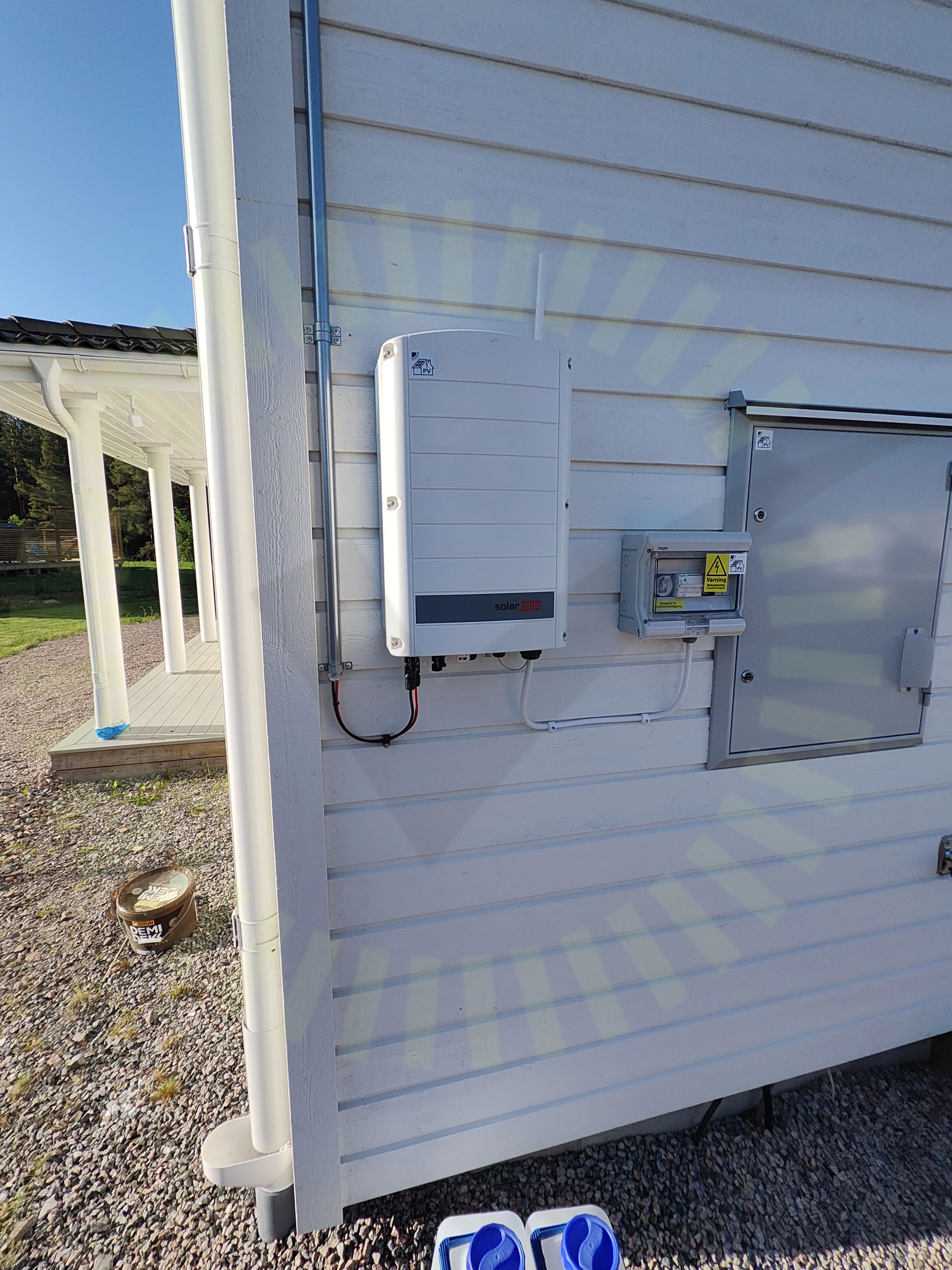 Varning för likspänning