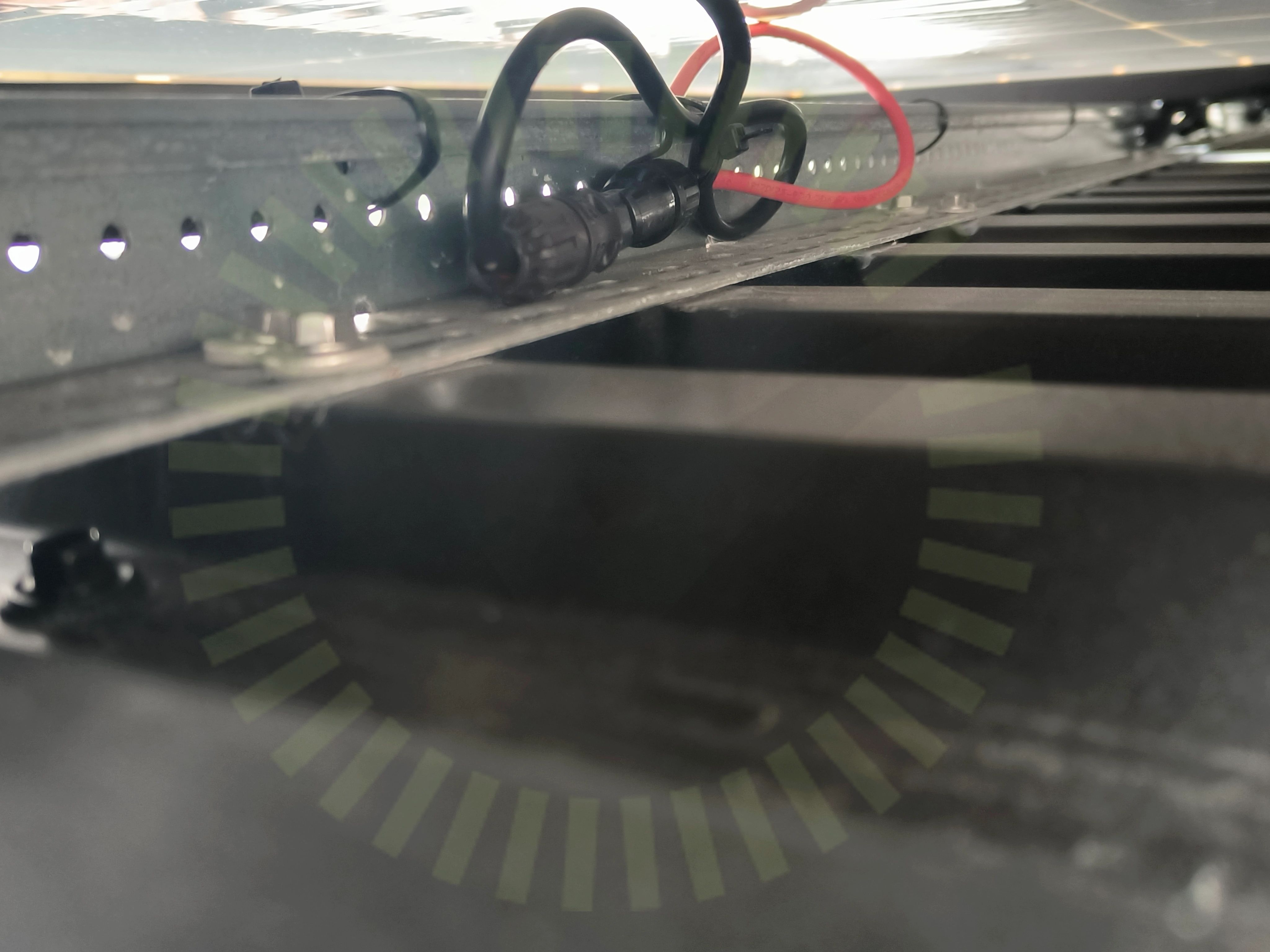 Panelkablagets böjradie