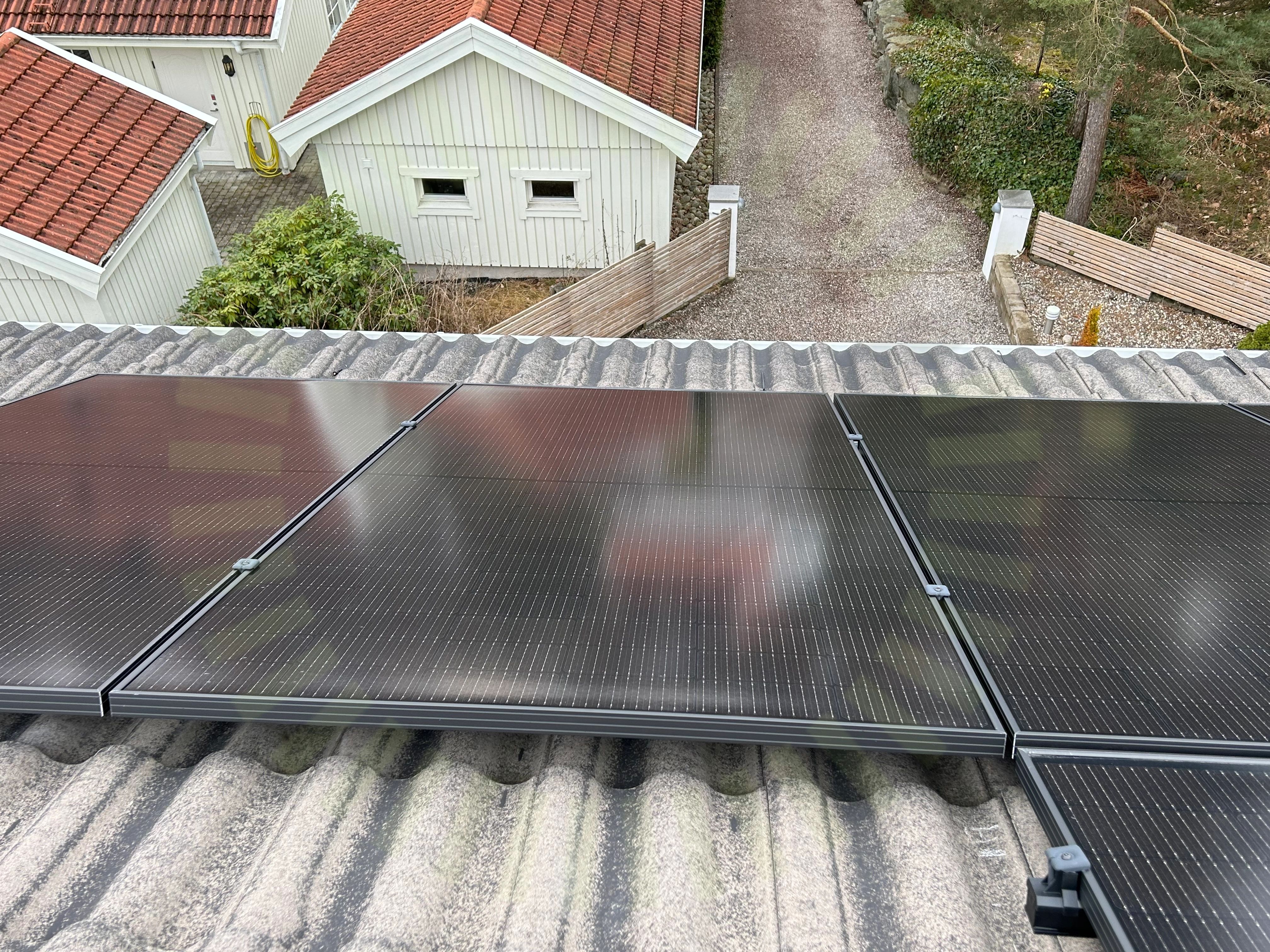 Dräneringshål pekar neråt