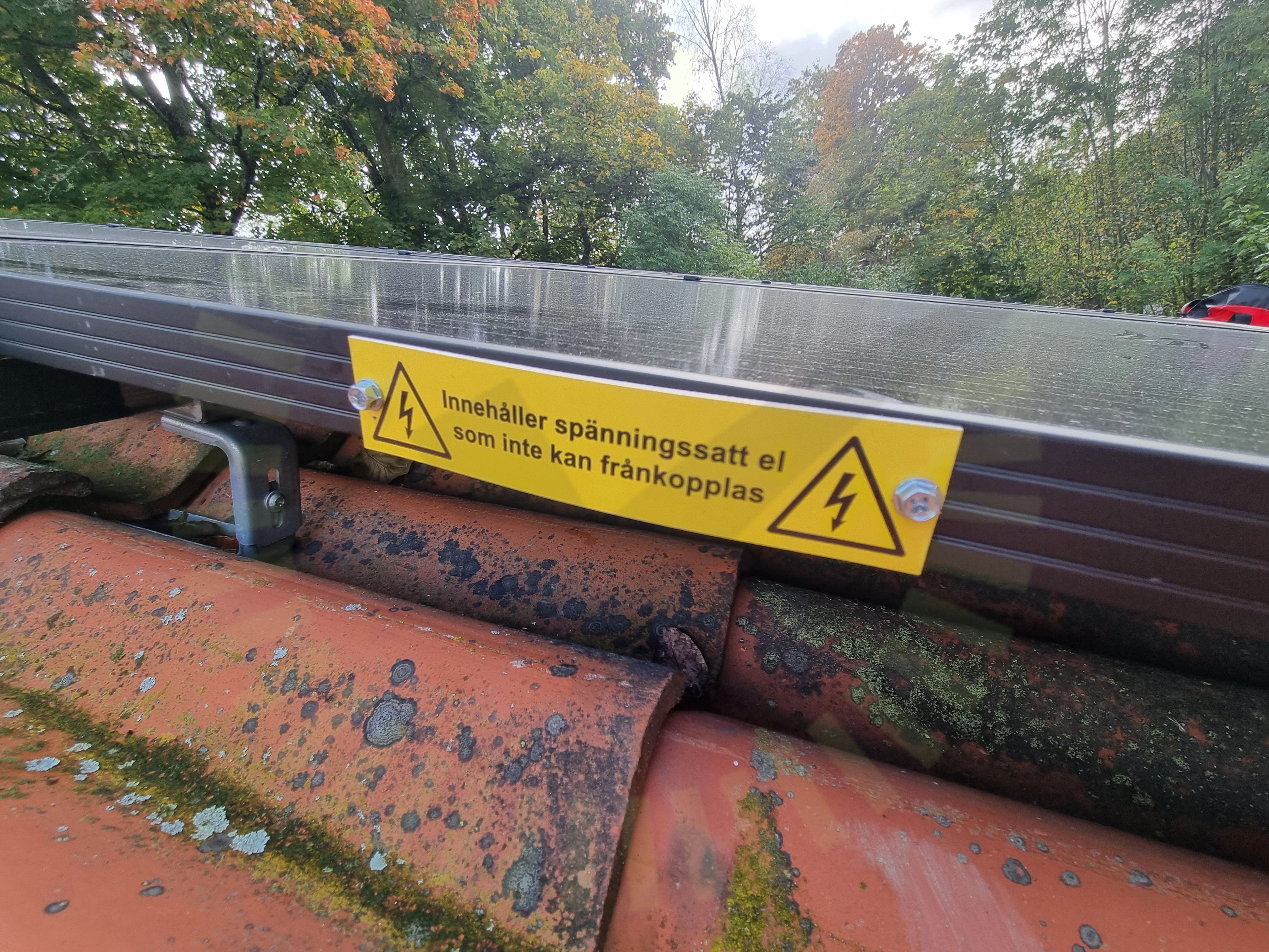 Skador på panel