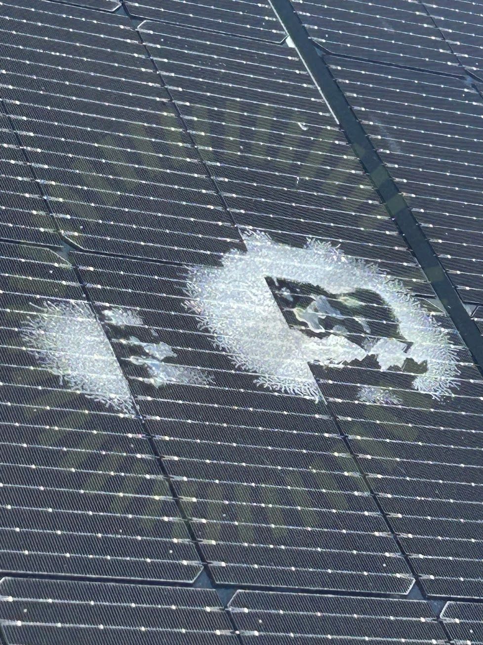 Skador på panel