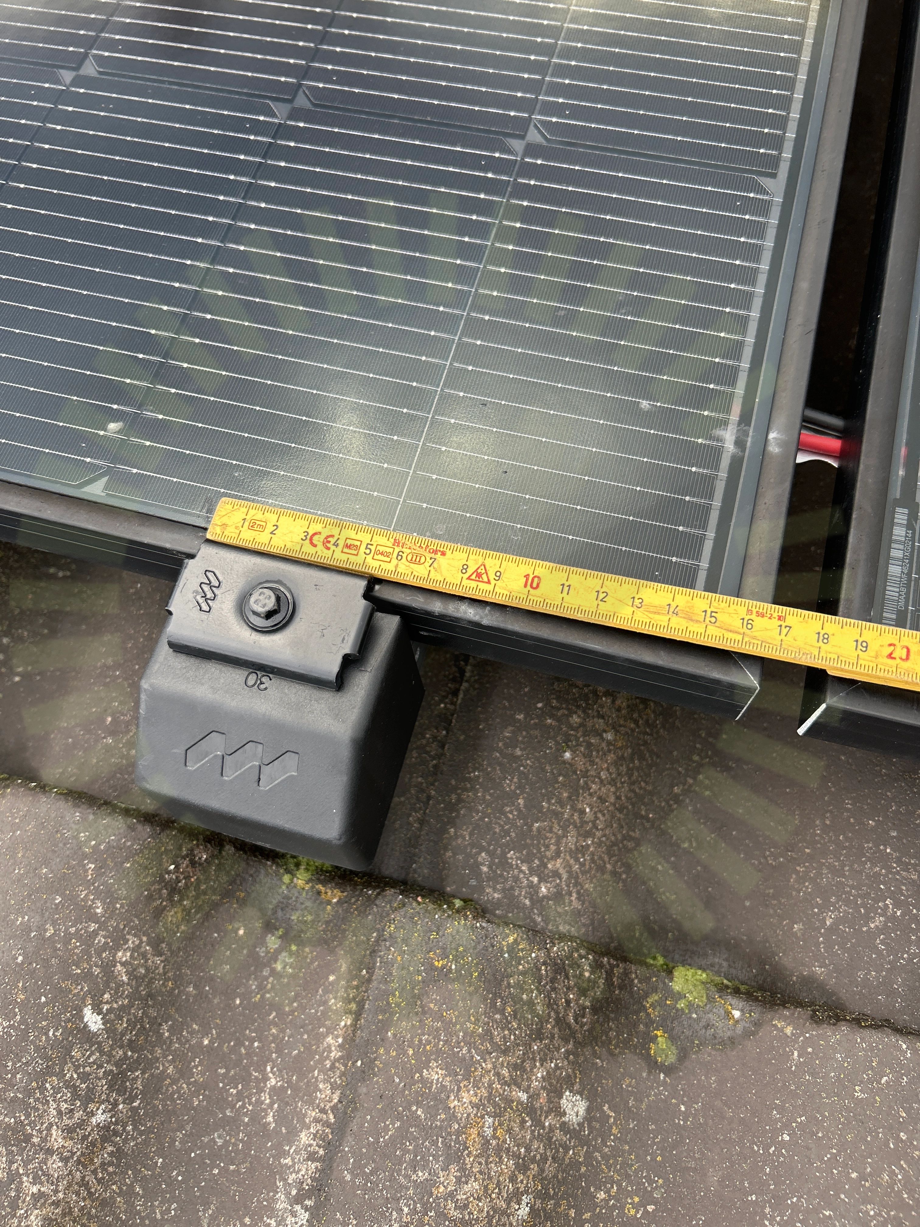 Klämmornas placering