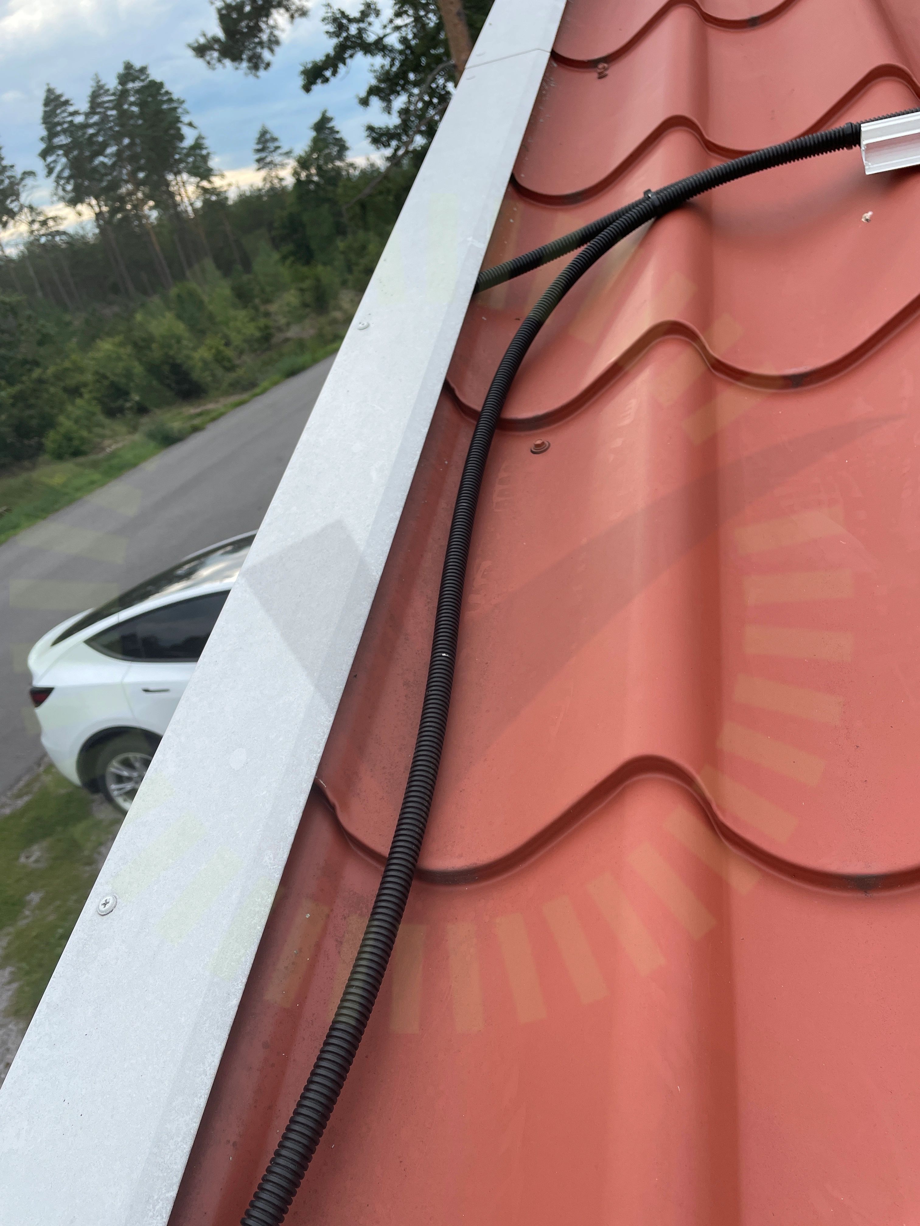 DC kabel förläggning