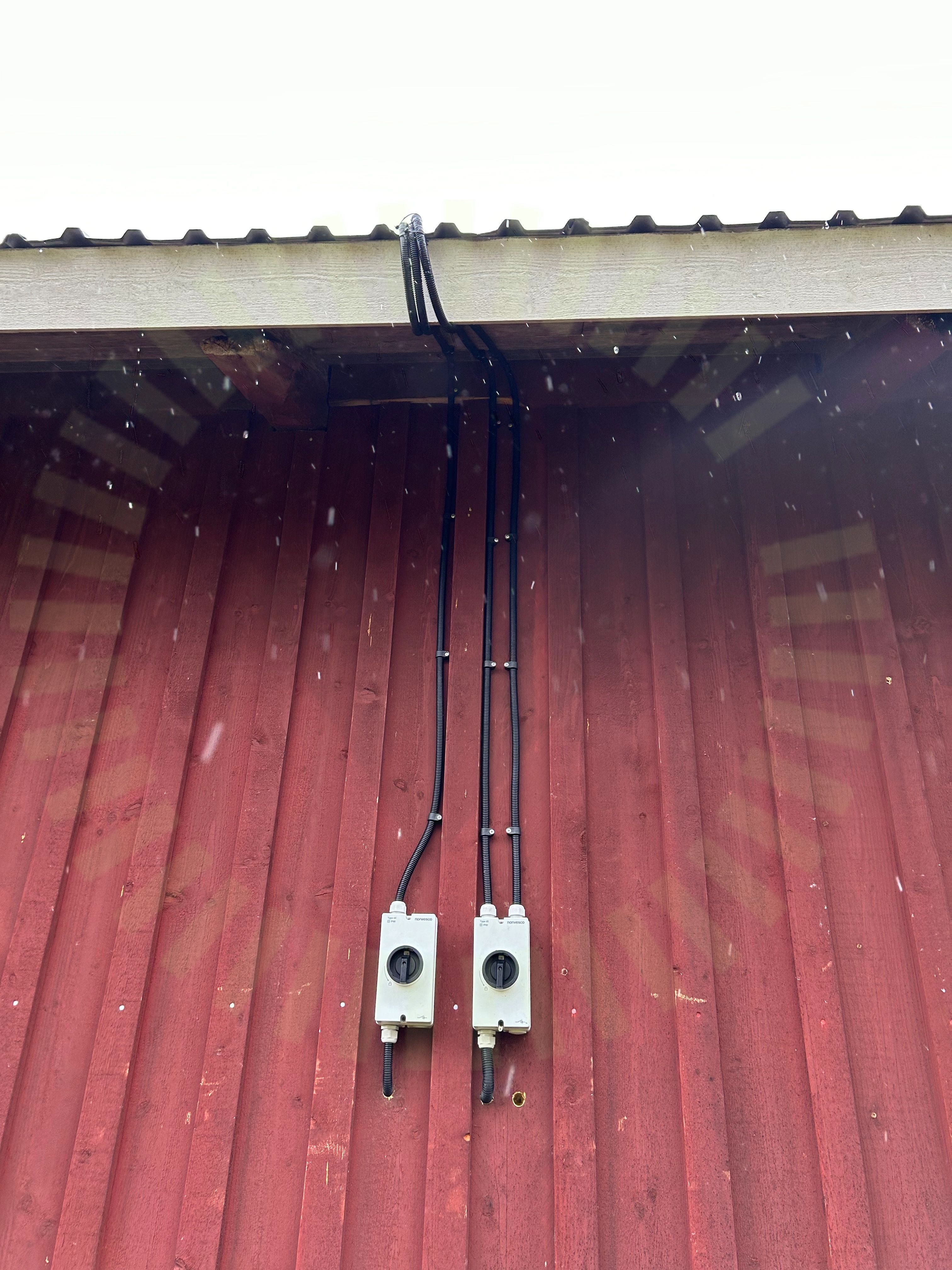 Varning för likspänning