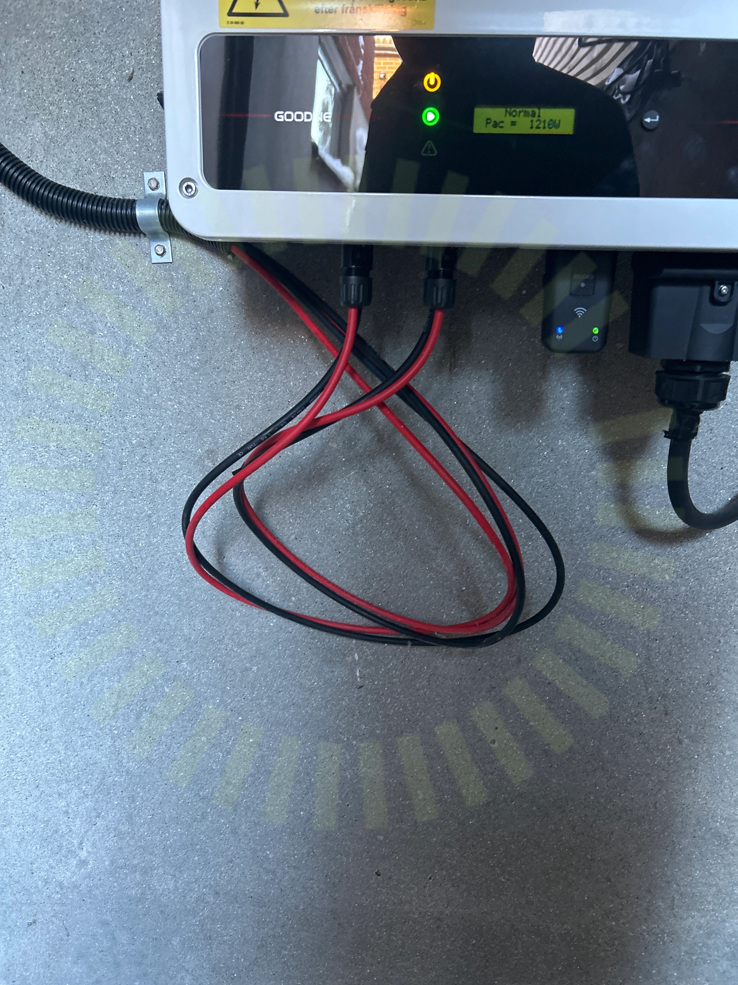 DC kabel förläggning