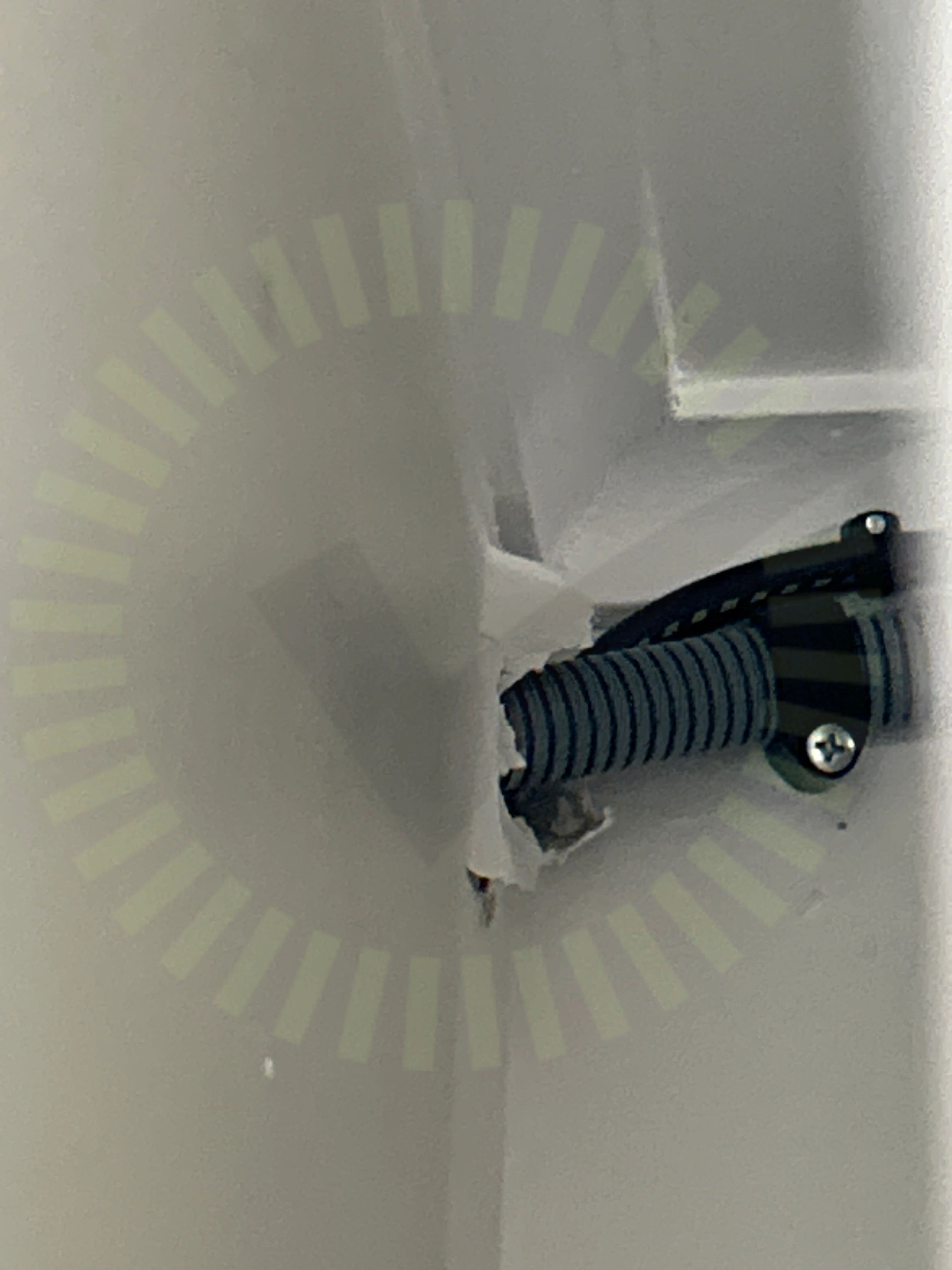 Kabelgenomföring invändigt