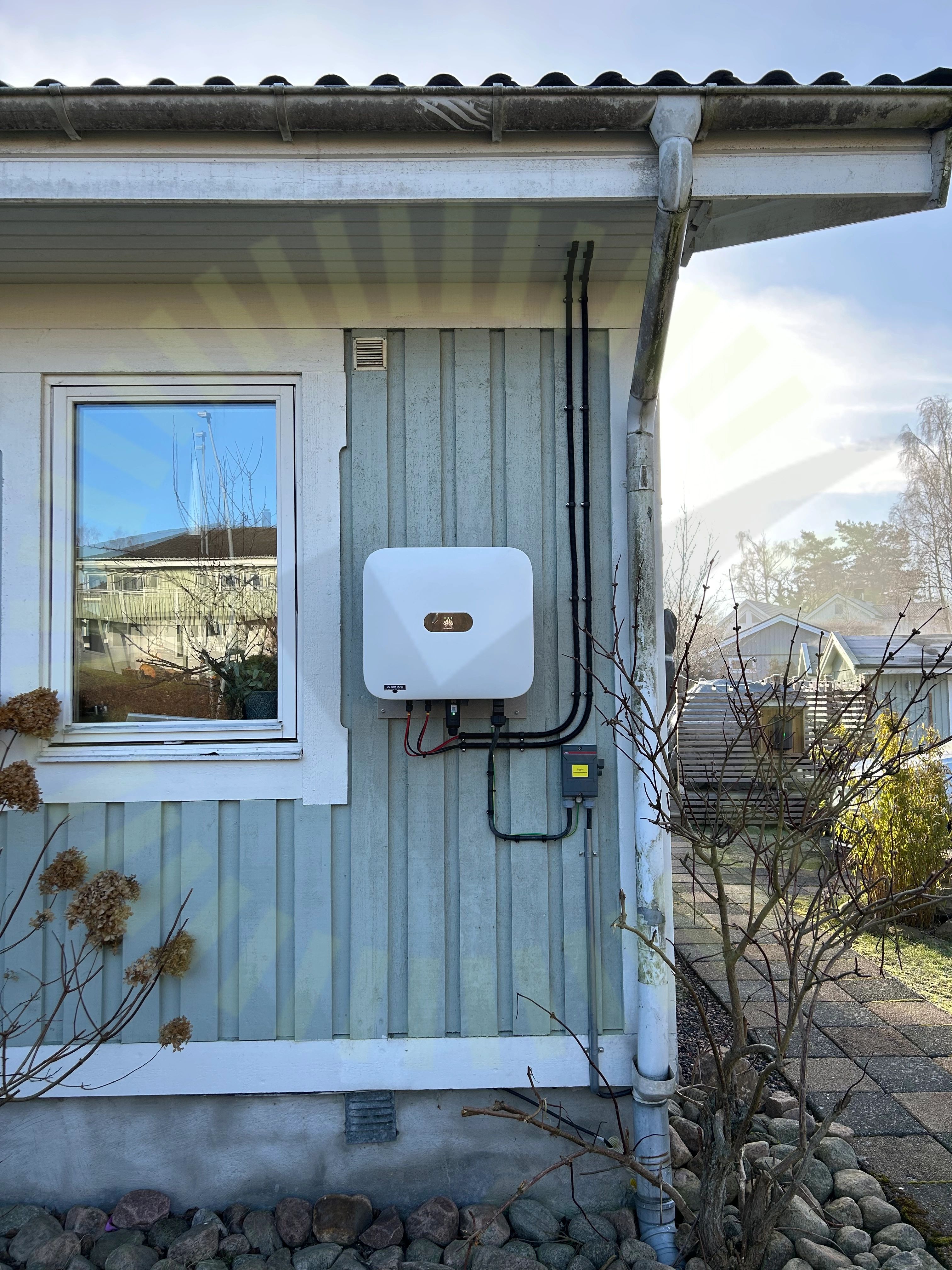 Varning för likspänning