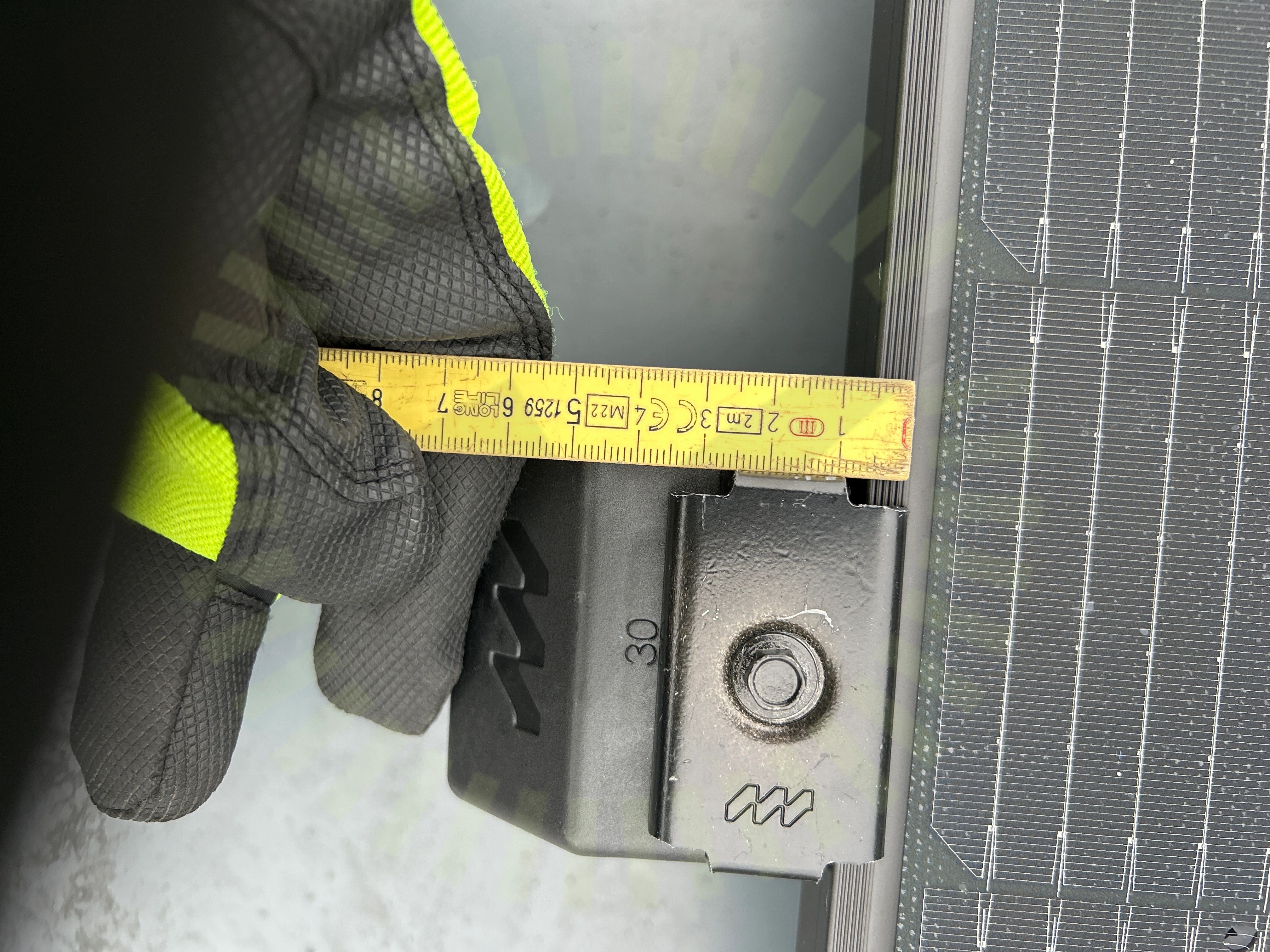 Klämmornas överlappning