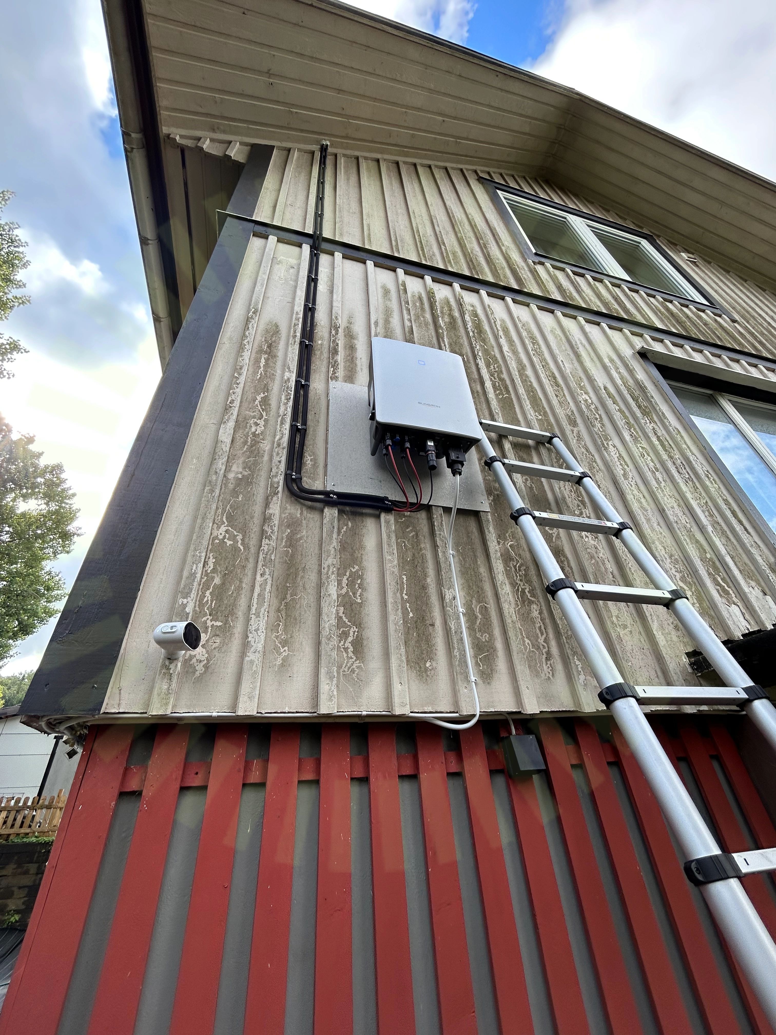 Varning för likspänning