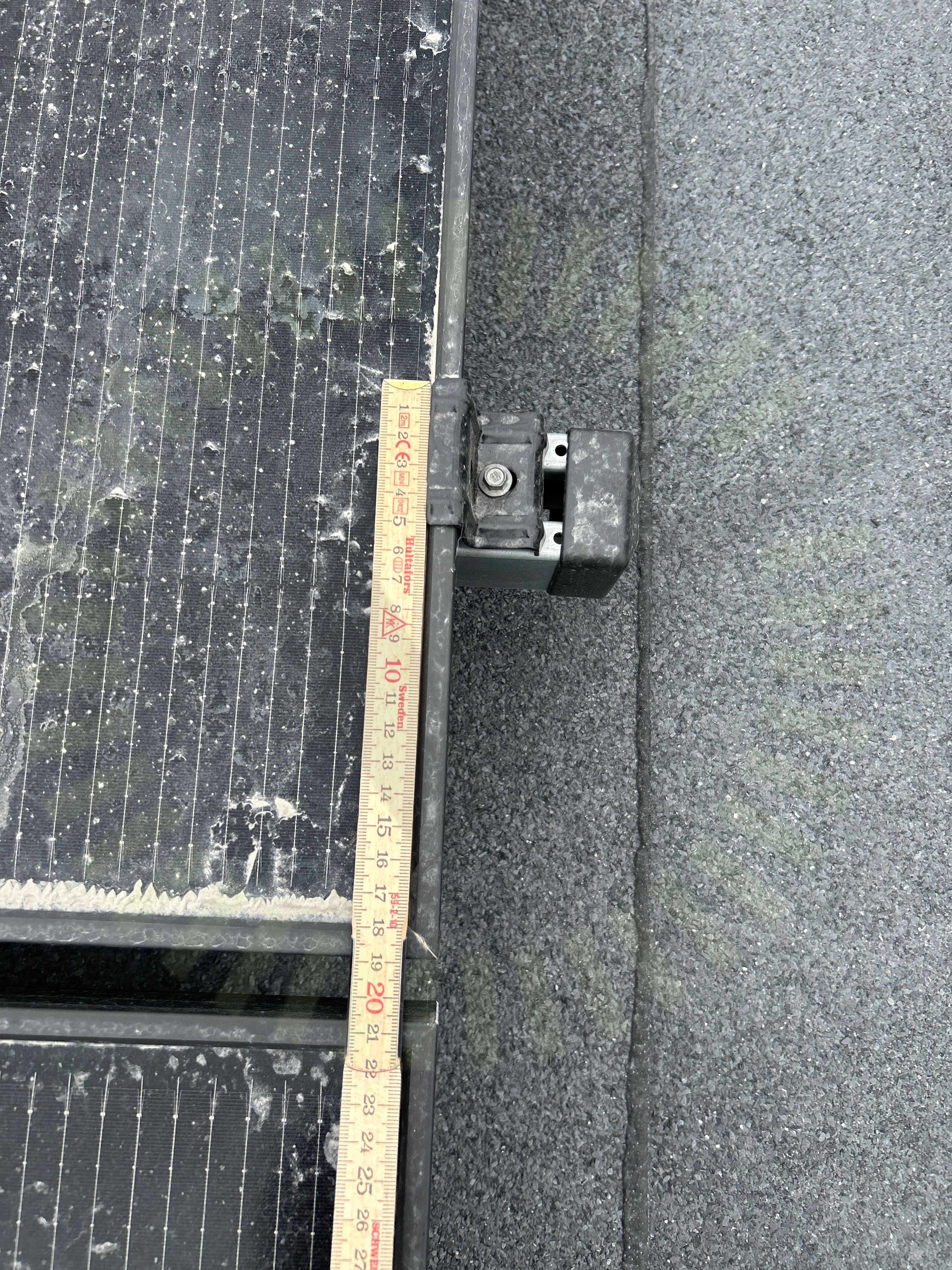 Klämmornas placering