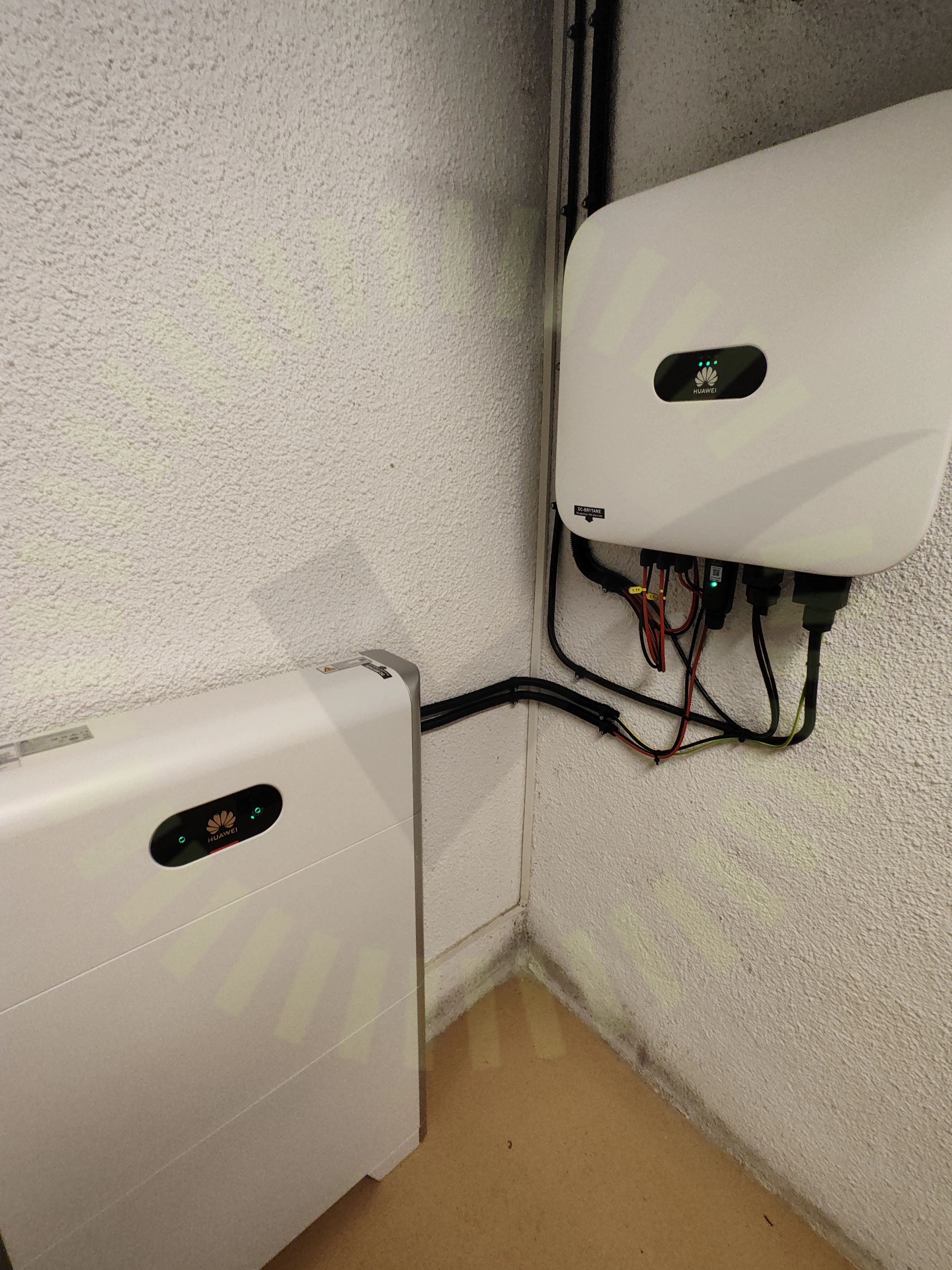 Varning för likspänning