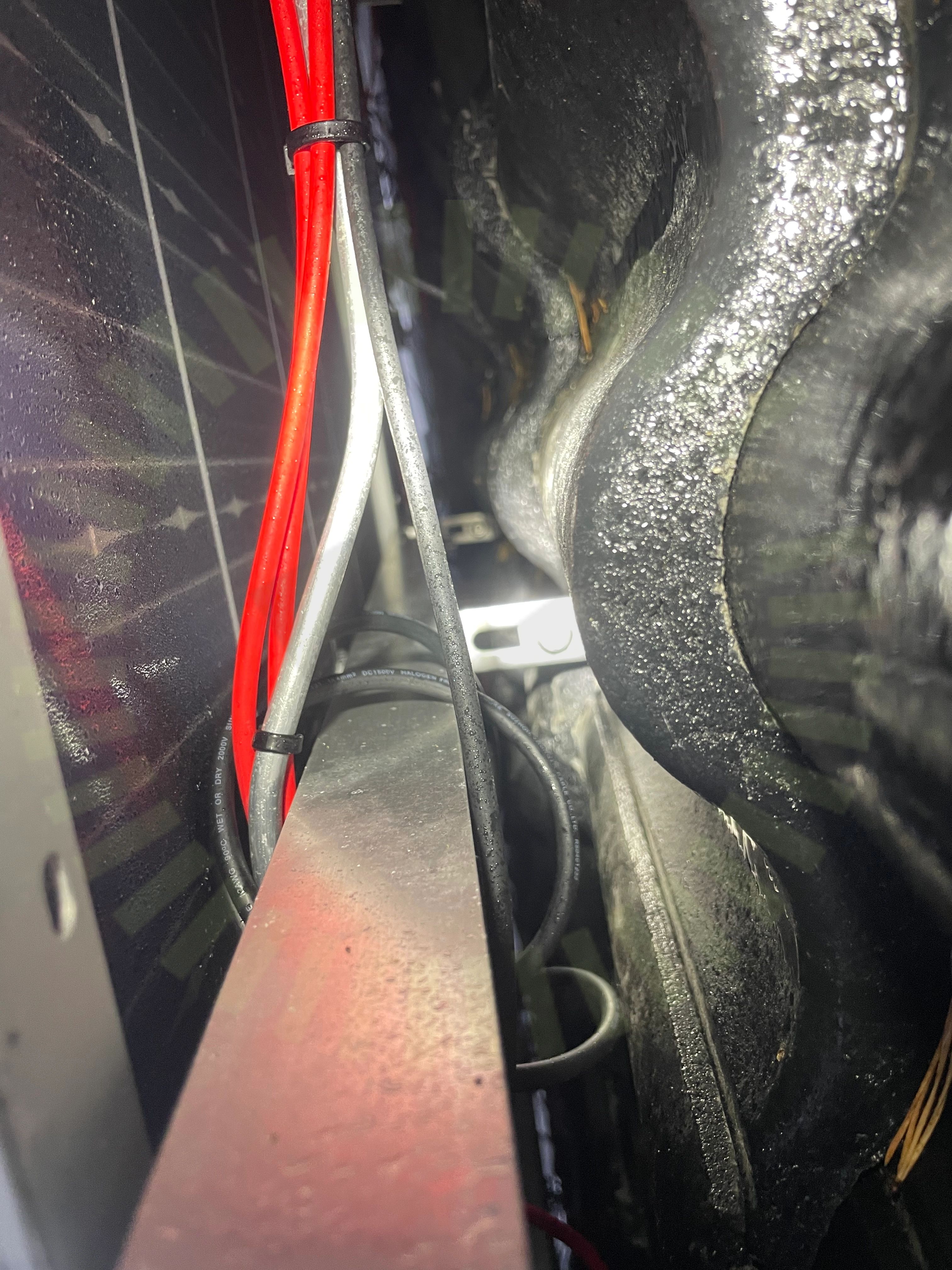 DC kabel förläggning