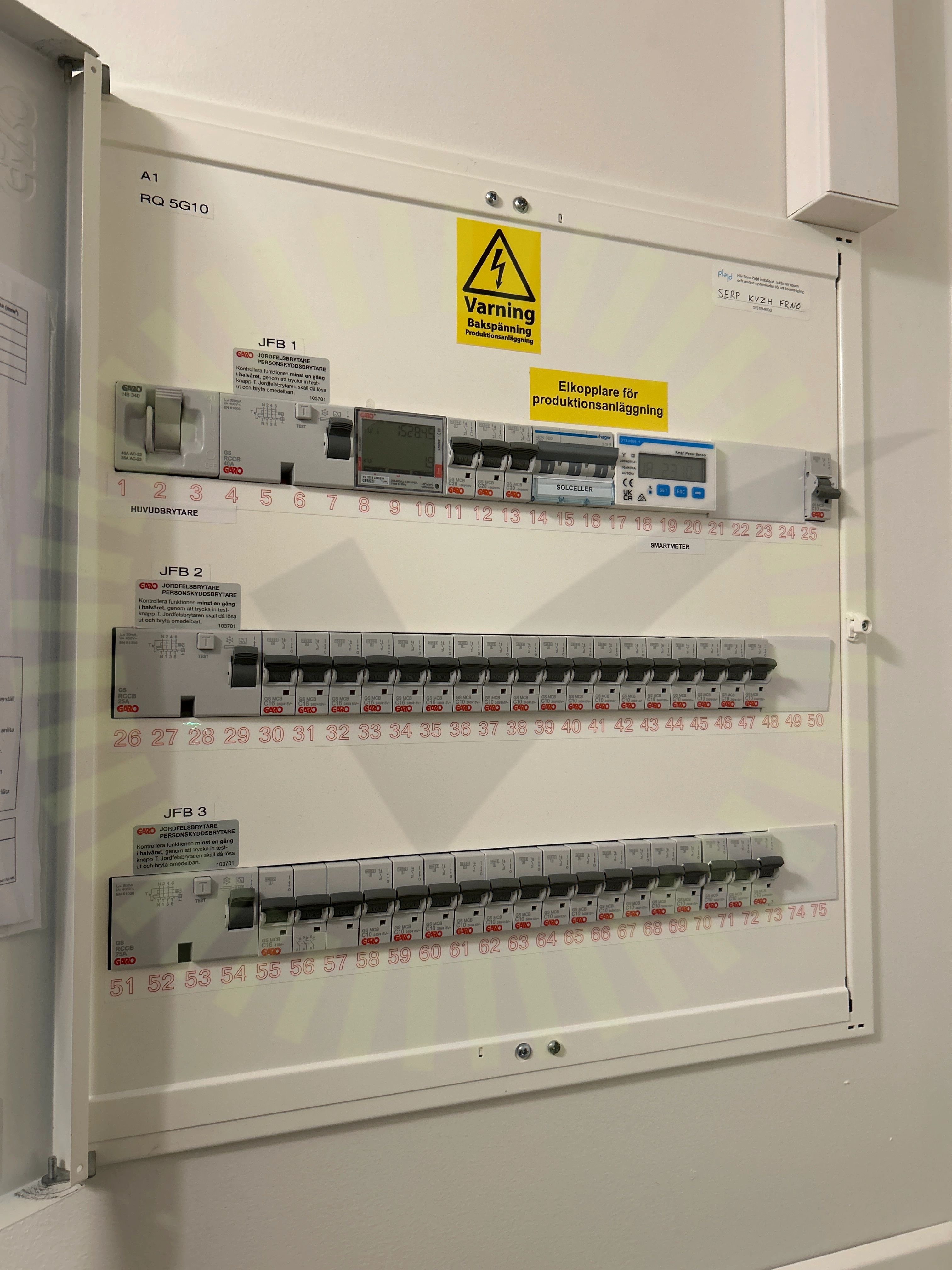 Informering av solceller