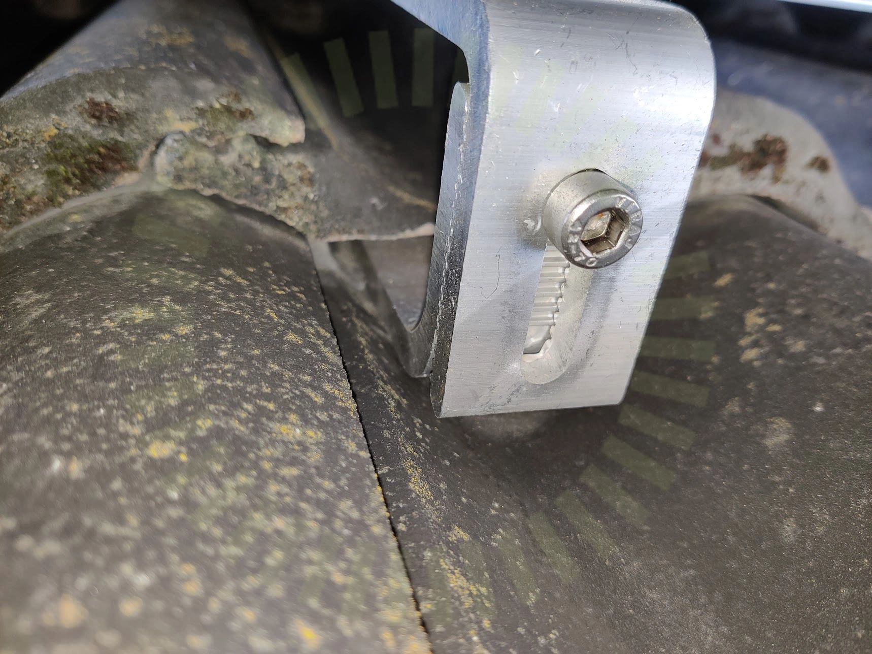 Betongkrok: Avstånd panna