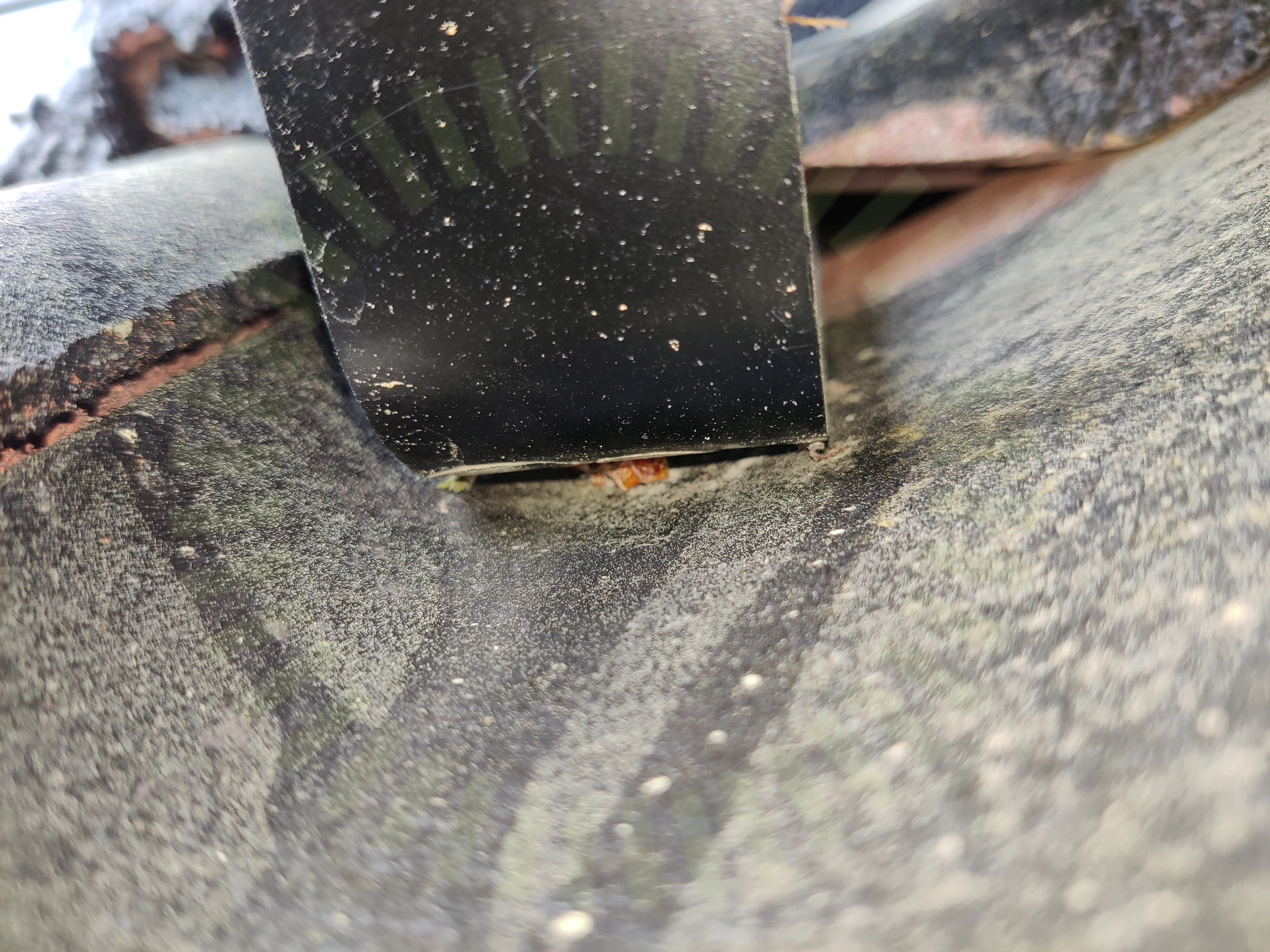 Betongkrok: Avstånd panna